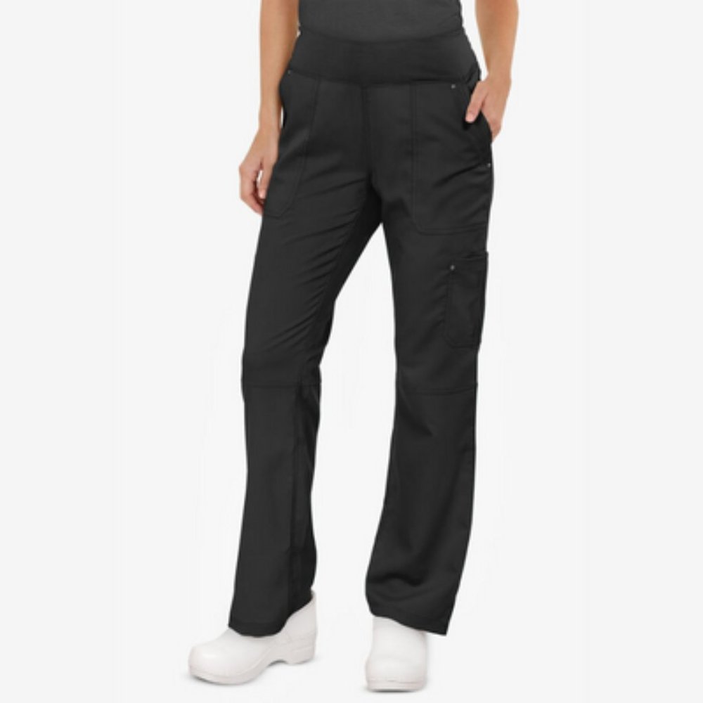 Healing Hands Purple Label Tori Women's 5-Pocket Yoga Scrub Pants - Petite XXS